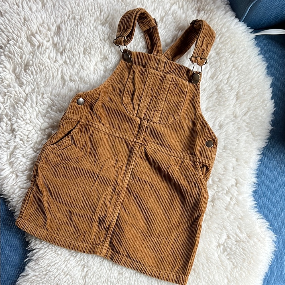 Brown Corduroy Overalls 3 - 4 yrs